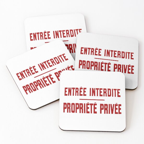 Item preview, ENTRY PROHIBITED PRIVATE PROPERTY designed and sold by MarieClaude1954.