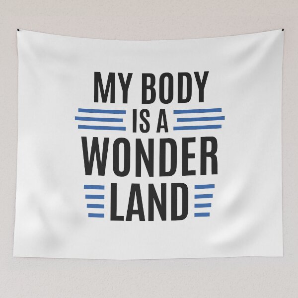 Item preview, My Body is a Wonderland designed and sold by Zagach Letters.