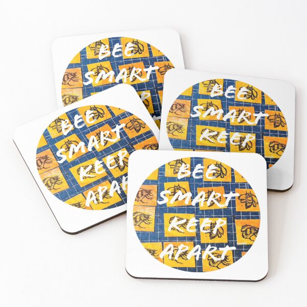 Item preview, BEE smart keep apart, social distancing t shirt, no corona designed and sold by sonabeam.