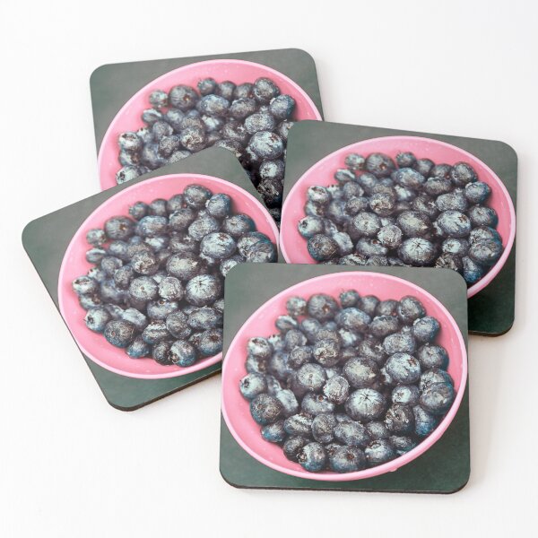 Item preview, Blueberries in a pink bowl designed and sold by Javier Narváez Solarte.
