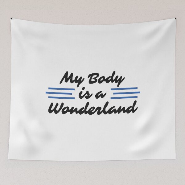 Item preview, My Body is a Wonderland designed and sold by Zagach Letters.