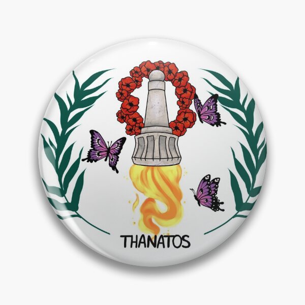 Artikelvorschau, Thanatos inspirierte das Kabinensymbol entworfen und verkauft von SaintNightshade.