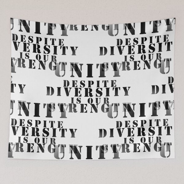 Item preview, Unity Desptite Diversity is our Strength designed and sold by Nalinne Jones.