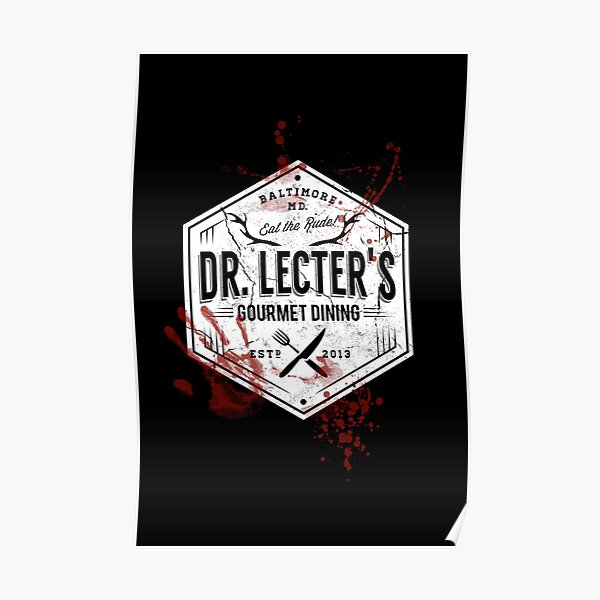 Dr Lecter's Gourmet Dining - White Version Poster