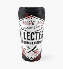Dr Lecter's Gourmet Dining - White Version Travel Mug