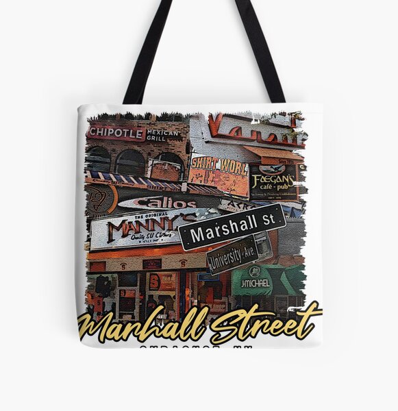 Siracusa - Marshall Street Bolsa estampada de tela