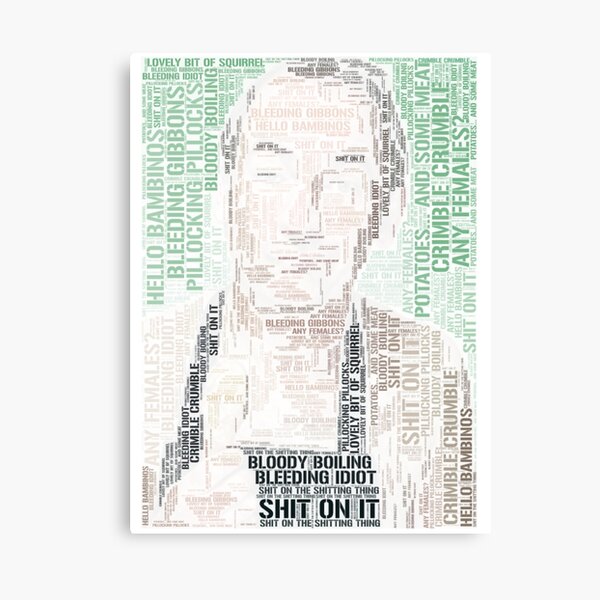 Martin Goodman Word Art Canvas Print
