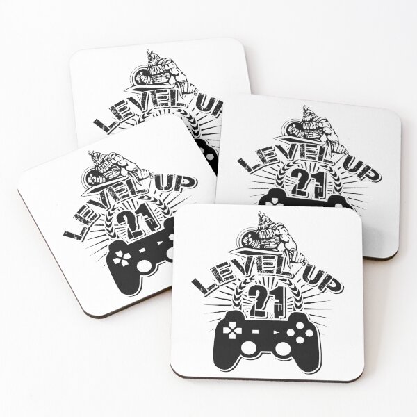 Item preview, Level up - 21st birthday designed and sold by Cutebutfunny.