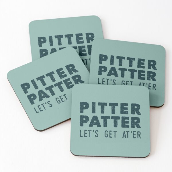 Item preview, Pitter Patter - Let's Get At'er designed and sold by MJayBrown.