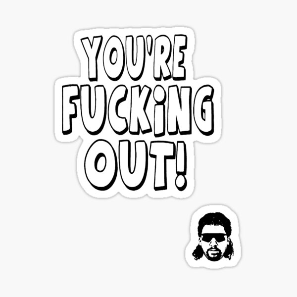 Vista previa del artículo con la obra «Kenny Powers - ¡Te estás yendo a la mierda!», diseñado y vendido por tragbar.