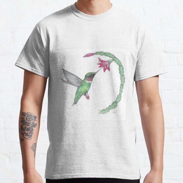 Hummingbird in ruby slippers Classic T-Shirt