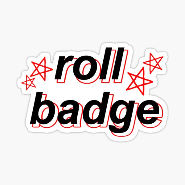 Roll Badge (University of Wisconsin) Sticker