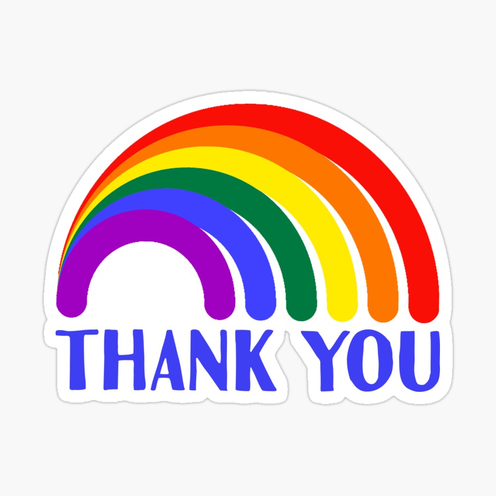 thank you rainbow support nhs and keyworkers pin by magicboutique redbubble