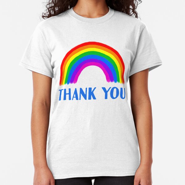 Thank You Rainbow Support | NHS and Keyworkers Classic T-Shirt