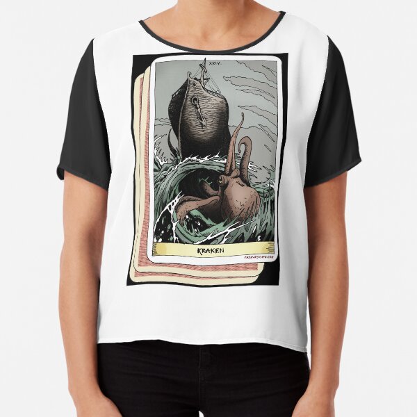 Tarot "Kraken" Chiffon Top