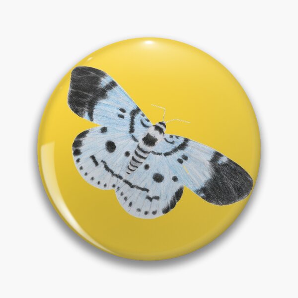 Blue Tiger Moth Pin