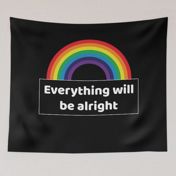 Item preview, Rainbow Everything will be alright  | Everything will be okay  designed and sold by ElevenVoid.