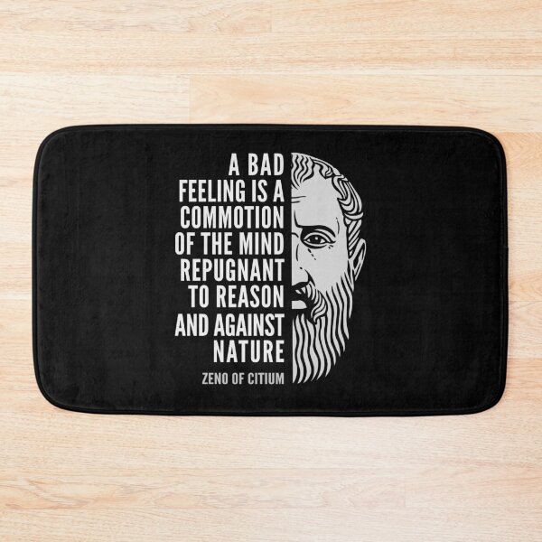 Item preview, Zeno of Citium Inspirational Stoicism Quote: A Bad Feeling designed and sold by Elvin Dantes.