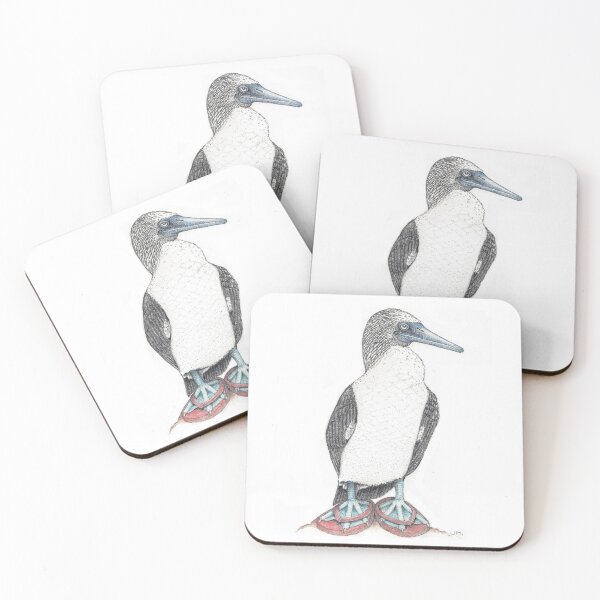 Item preview, Blue footed booby in flip flops designed and sold by JimsBirds.