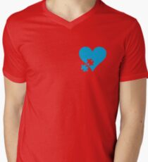 Autism Puzzle Heart Men's V-Neck T-Shirt