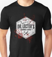 Dr Lecter's Gourmet Dining - White Version Unisex T-Shirt