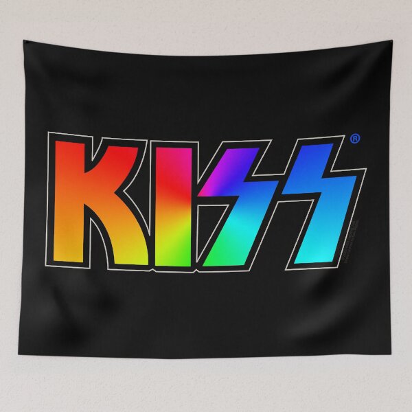 Item preview, Rainbow KISS Logo on Black designed and sold by gkillerb.