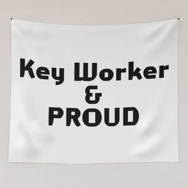 Item preview, Key Worker & PROUD designed and sold by akaiawa.