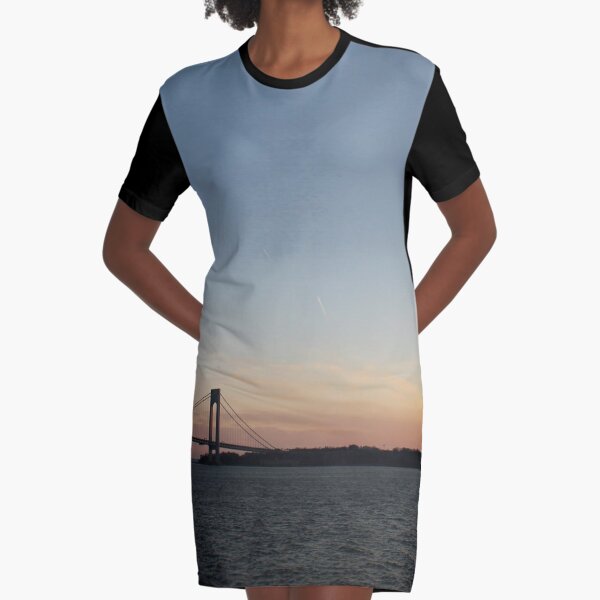 Suspension bridge Graphic T-Shirt Dress