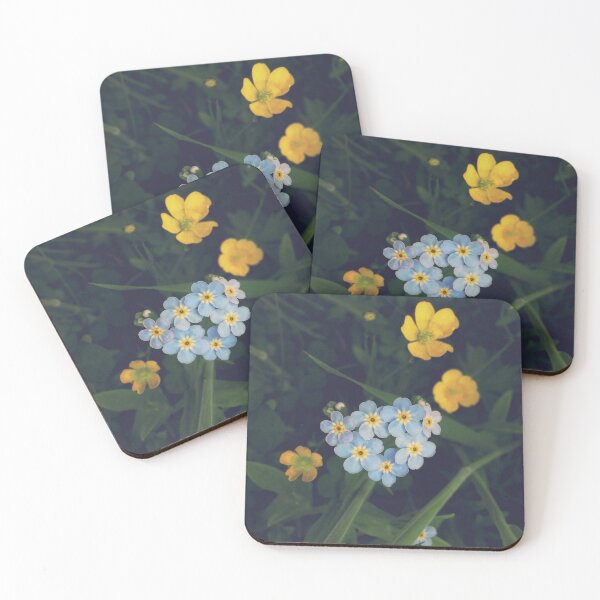 Item preview, Forget-Me-Not heart in a Scottish Summer Meadow designed and sold by Yvie Johnson.