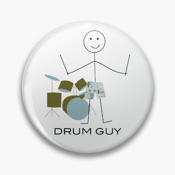 Item preview, Funny Mens Drum Guy designed and sold by whyitsme.