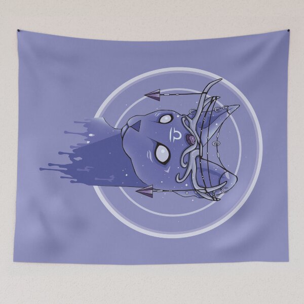 Item preview, Libra Zodiac Space Cat designed and sold by lemonoclefox.