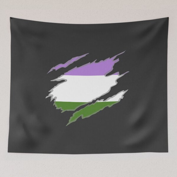 Item preview, The Genderqueer Pride Underneath  designed and sold by SimplyPride.