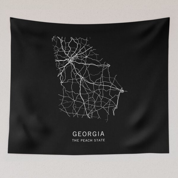 Item preview, Georgia State Road Map designed and sold by clarkstpress.