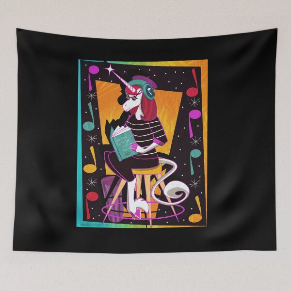 Item preview, Jazz the Beatnik Unicorn designed and sold by FAD-Artwork.