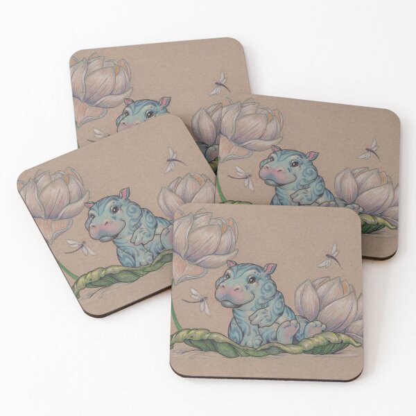 Item preview, Very Small Lotus Hippo designed and sold by justteejay.