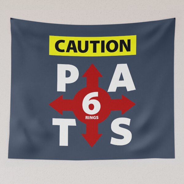 Item preview, Limited Edition Pats 6 Rings Shirt, Mug, Hoodie, Sticker, Throw Blanket & Tapestry! designed and sold by GoatGear.