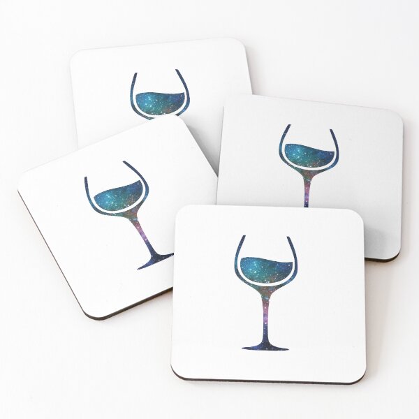 Item preview, Wine Glass Galaxy Color Blast Sticker designed and sold by Mountainman420.