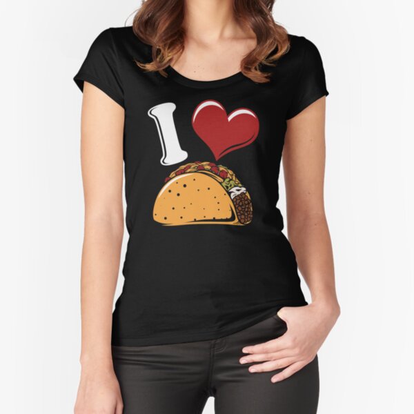 Item preview, I Love Tacos - Heart for Taco Lovers - Mexican Food Humor designed and sold by zenspired.
