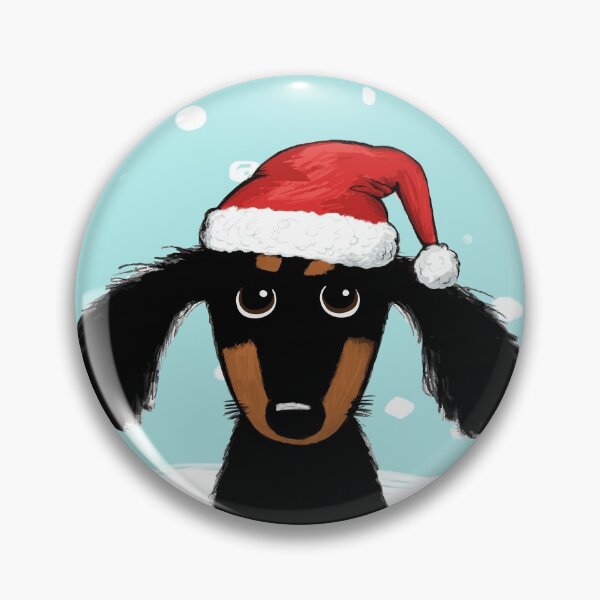 Item preview, Cute Dachshund Christmas | Winter Wiener Dog Santa designed and sold by Jenn Inashvili.