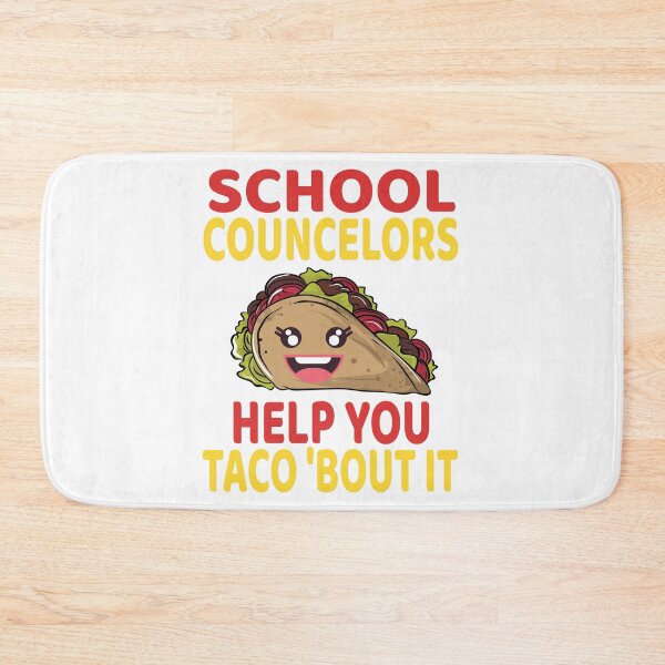 Item preview, School Counselors Help You Taco Bout It Taco Lovers graphic designed and sold by RedmonsDesigns.