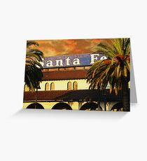 SANTA FE Greeting Card