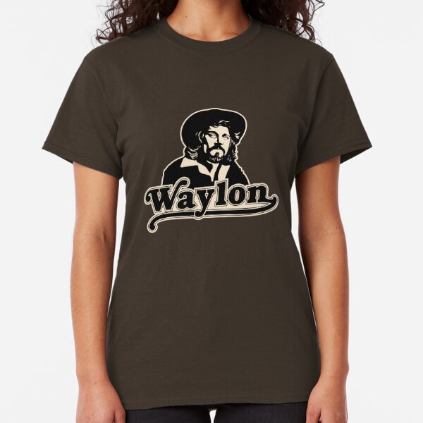 waylon jennings shirt womens