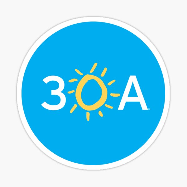 30a sticker Sticker