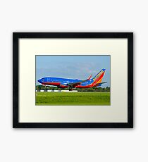 N443WN Southwest Airlines Boeing 737-7H4 Framed Print