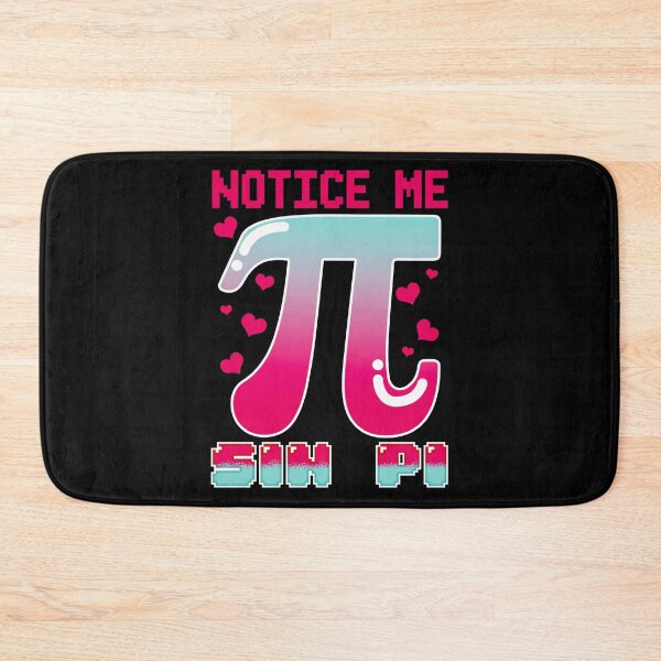 Item preview, Funny Notice Me Sin Pi Cute Math Anime Senpai Pun designed and sold by perfectpresents.
