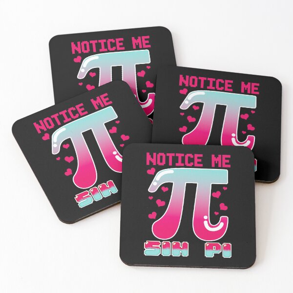 Item preview, Funny Notice Me Sin Pi Cute Math Anime Senpai Pun designed and sold by perfectpresents.