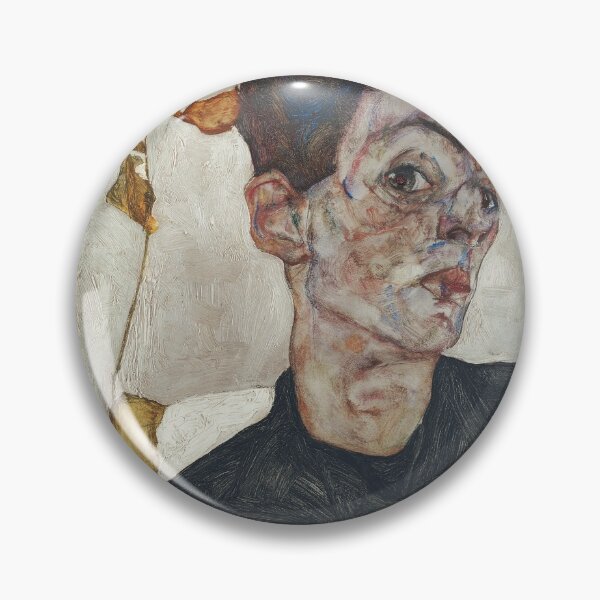 Egon Schiele - Autorretrato Chapa