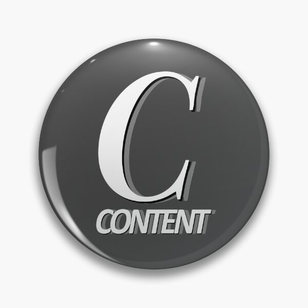 Item preview, C for Content - Positive Words designed and sold by agsduy.