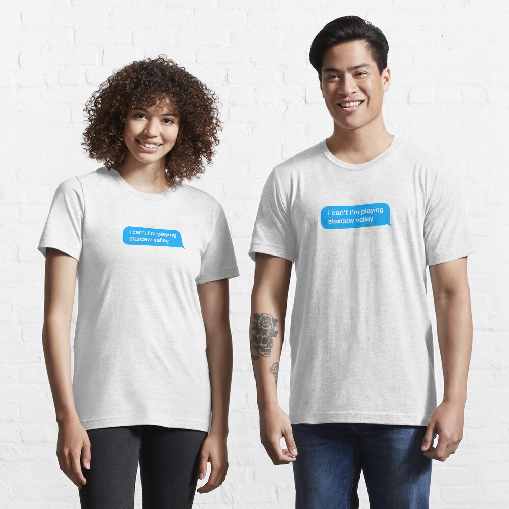 Aperçu de l'œuvre T-shirt essentiel créée et vendue par textingtees.