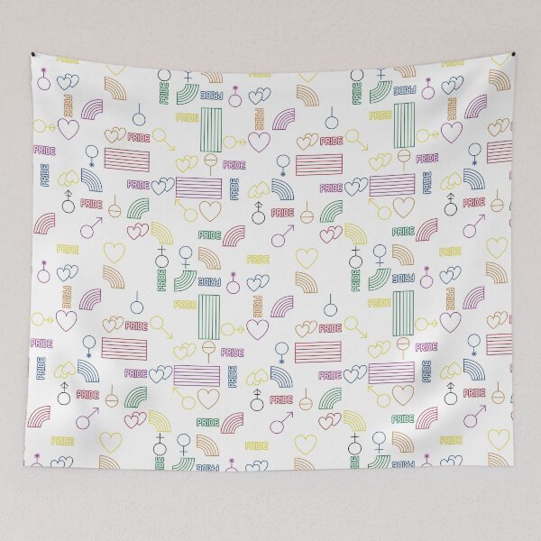 Item preview, PRIDE PATTERN LGTB COLOR LOVE  designed and sold by revolutionlove.